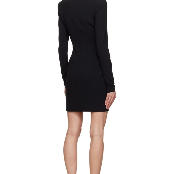 Versace Corset Black Dress Size 4 - Picture 6 of 7